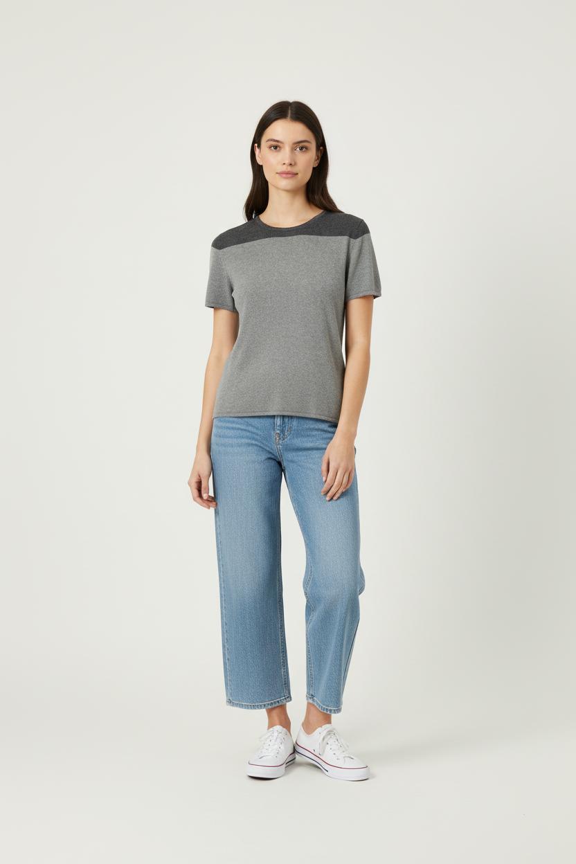 Pull Gris et Anthracite - Taille M/38 de la marque Maison 123 | PARAD86150 - Vendu par Paradigme - Image 1