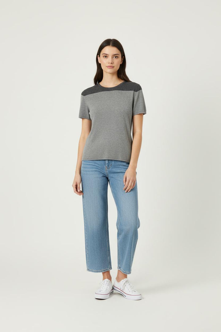 Pull Gris et Anthracite - Taille M/38 de la marque Maison 123 | PARAD86150 - Vendu par Paradigme - Image 1