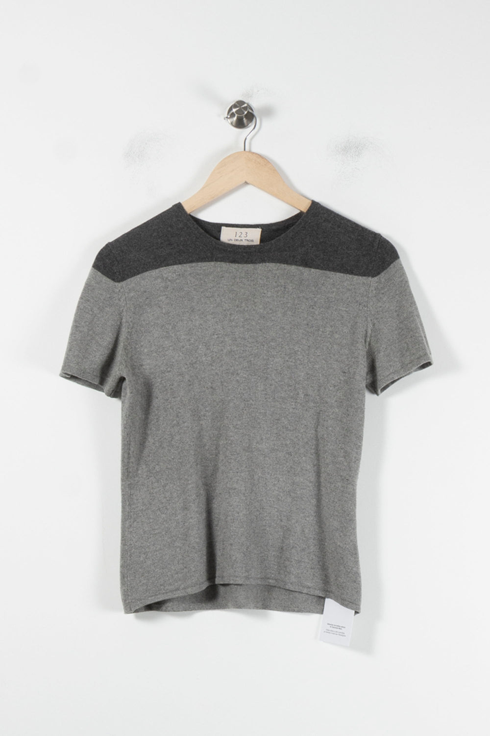 Pull Gris et Anthracite - Taille M/38 de la marque Maison 123 | PARAD86150 - Vendu par Paradigme - Image 2