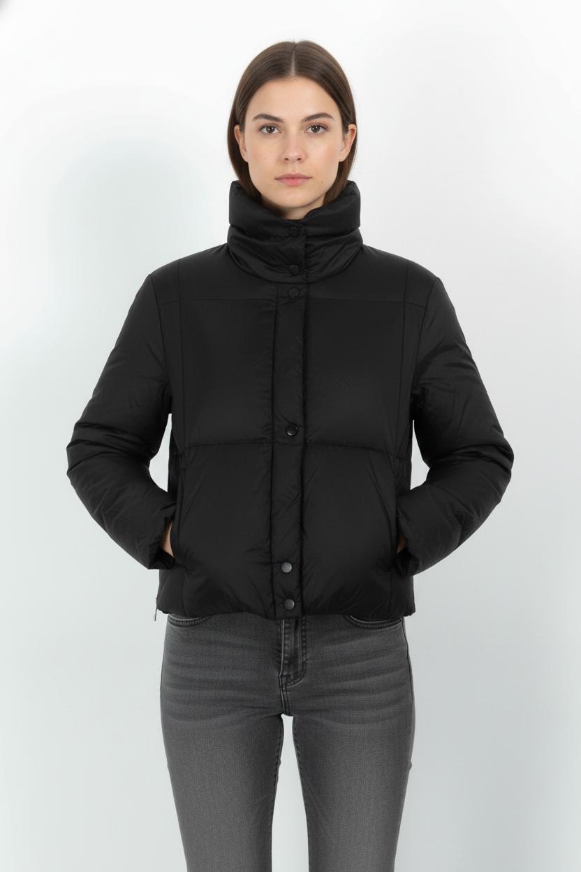 Doudoune Noire - Taille S/36 de la marque Sandro | PARAD86153 - Vendu par Paradigme - Image 1