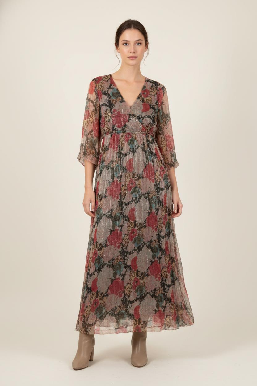 Robe Longue Multicolore - Taille S/36 de la marque Gerard Darel | PARAD86154 - Vendu par Paradigme - Image 1