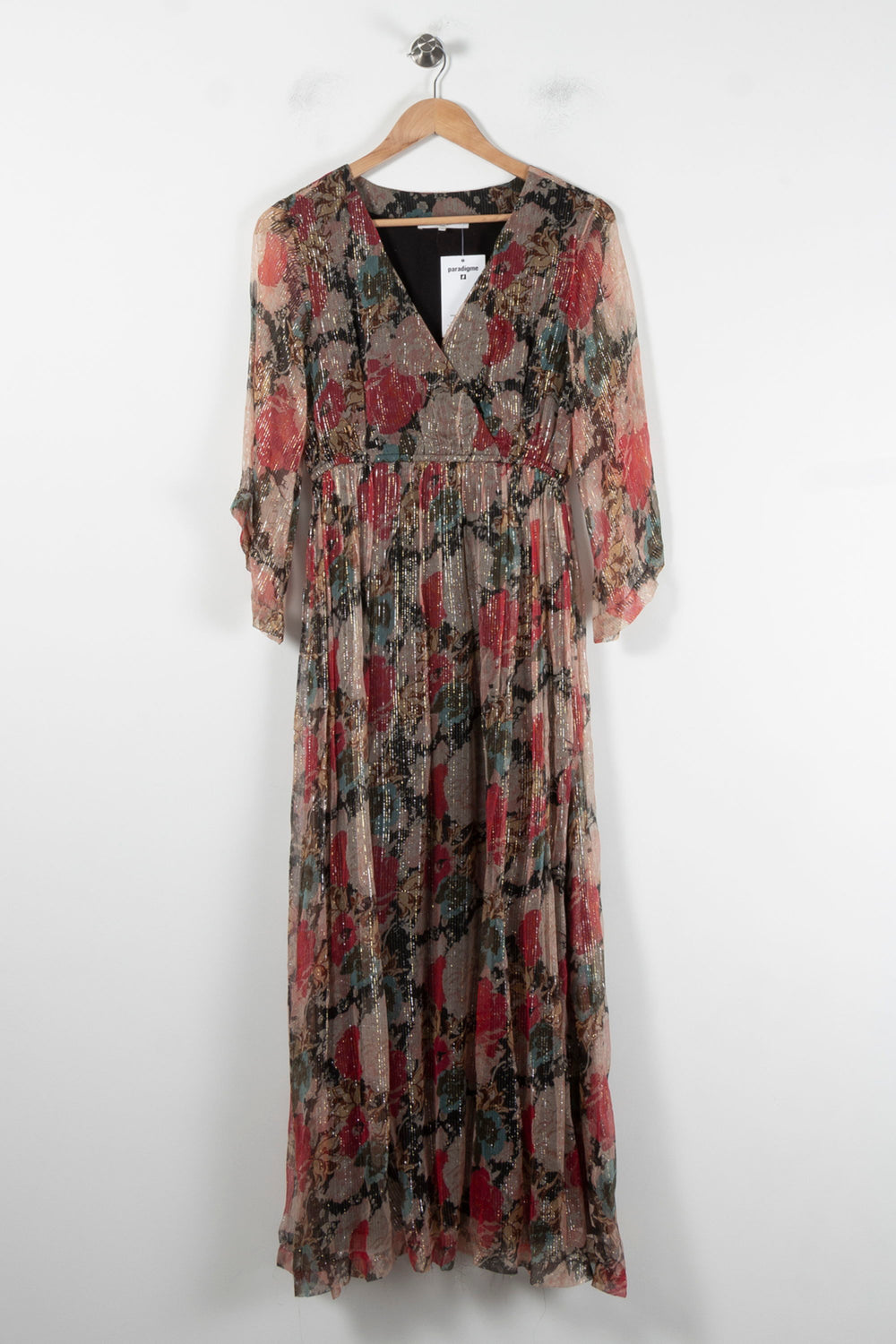 Robe Longue Multicolore - Taille S/36 de la marque Gerard Darel | PARAD86154 - Vendu par Paradigme - Image 2