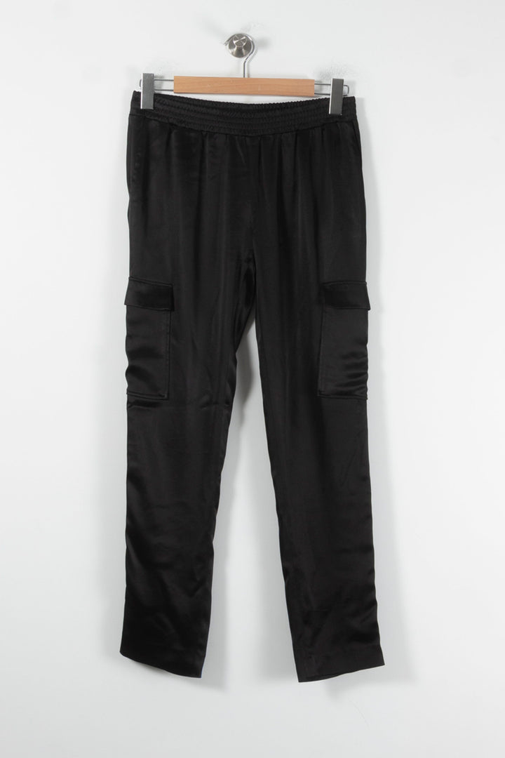 Pantalon Cargo Noir - Taille S/36 de la marque Claudie Pierlot | PARAD86163 - Vendu par Paradigme - Image 2