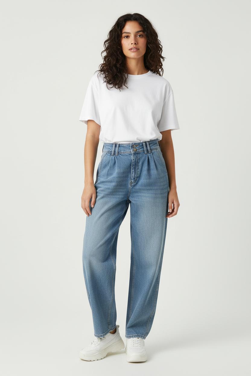 Jean Large Bleu - Taille S/36 de la marque Sandro | PARAD86165 - Vendu par Paradigme - Image 1