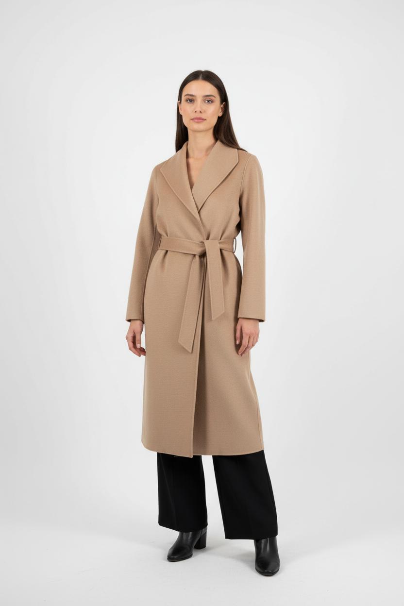 Manteau Long Beige - Taille M/38 de la marque Claudie Pierlot | PARAD86168 - Vendu par Paradigme - Image 1