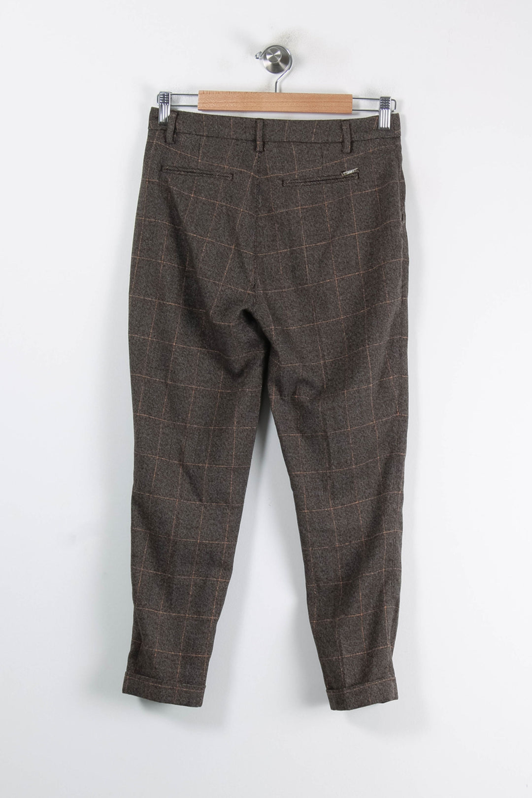 Pantalon Carreaux Marron - Taille S/36 de la marque Liu Jo | PARAD86171 - Vendu par Paradigme - Image 4