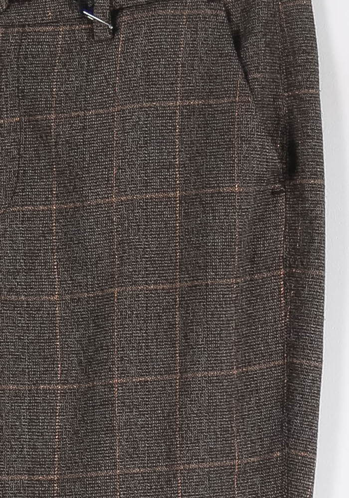 Pantalon Carreaux Marron - Taille S/36 de la marque Liu Jo | PARAD86171 - Vendu par Paradigme - Image 3