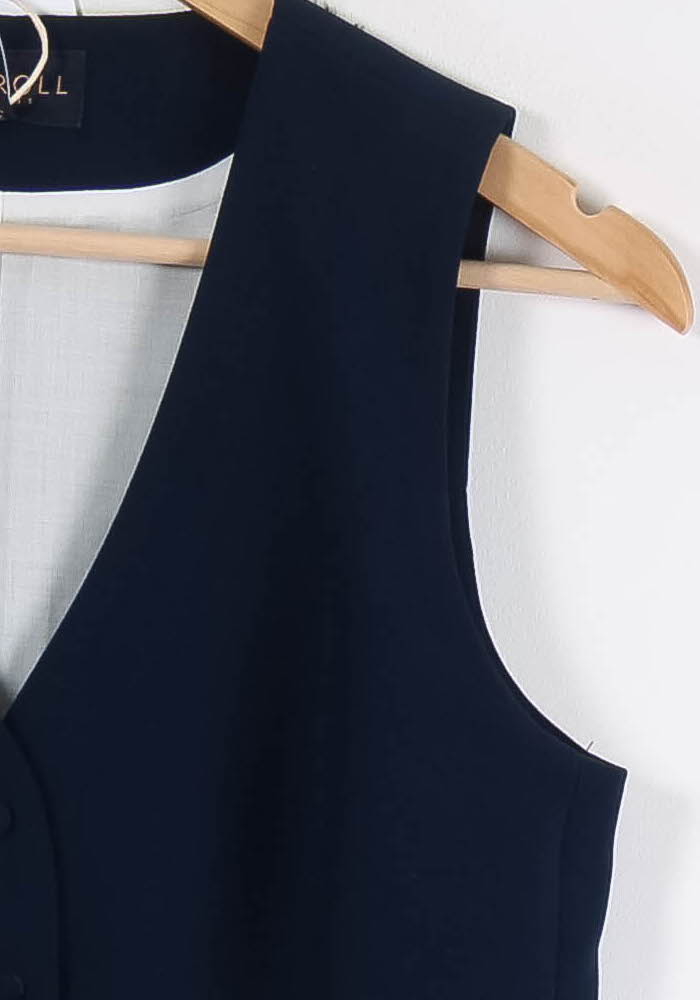 Gilet Bleu - Taille M/38 de la marque Caroll | PARAD86176 - Vendu par Paradigme - Image 3