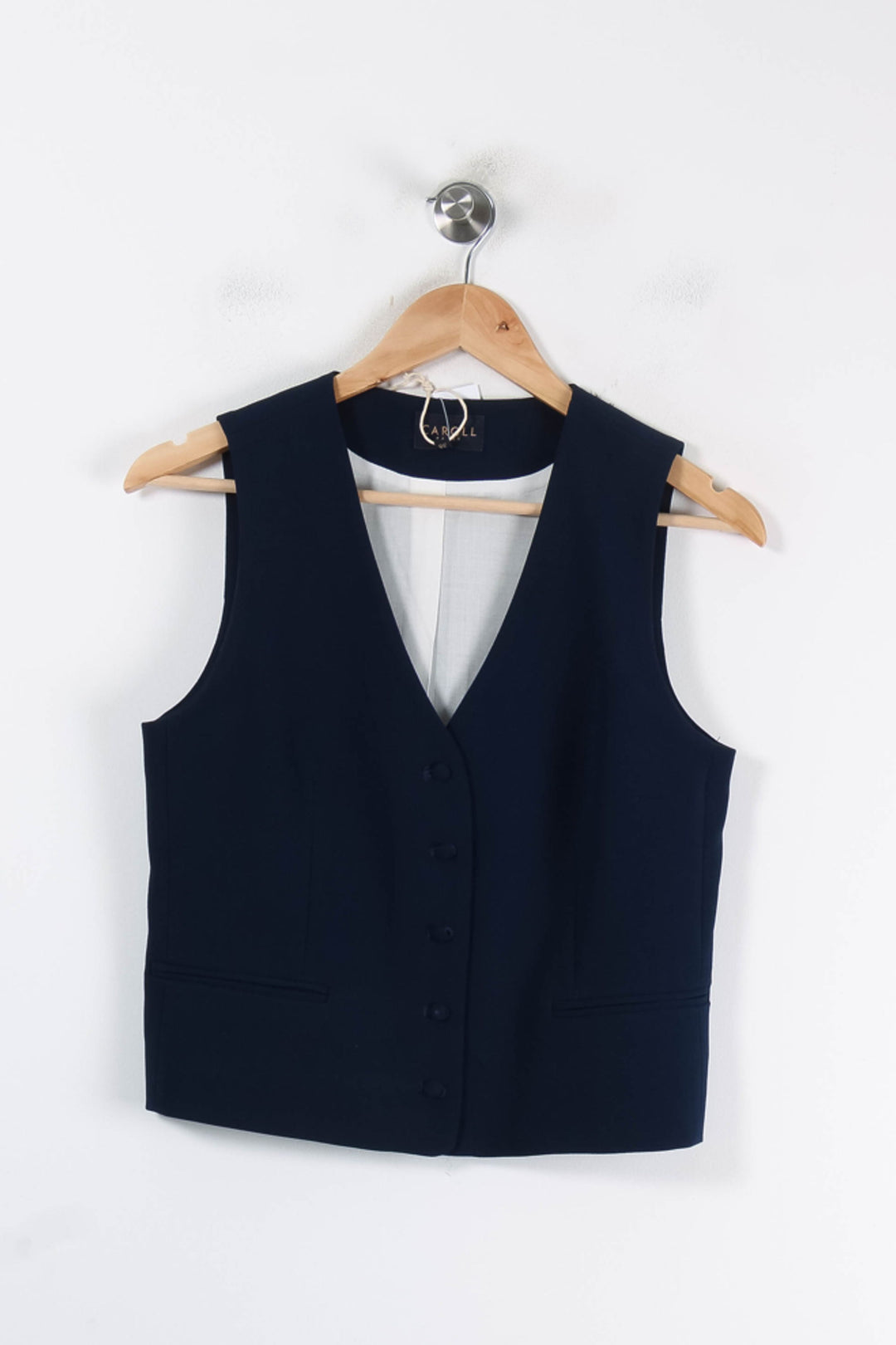 Gilet Bleu - Taille M/38 de la marque Caroll | PARAD86176 - Vendu par Paradigme - Image 2