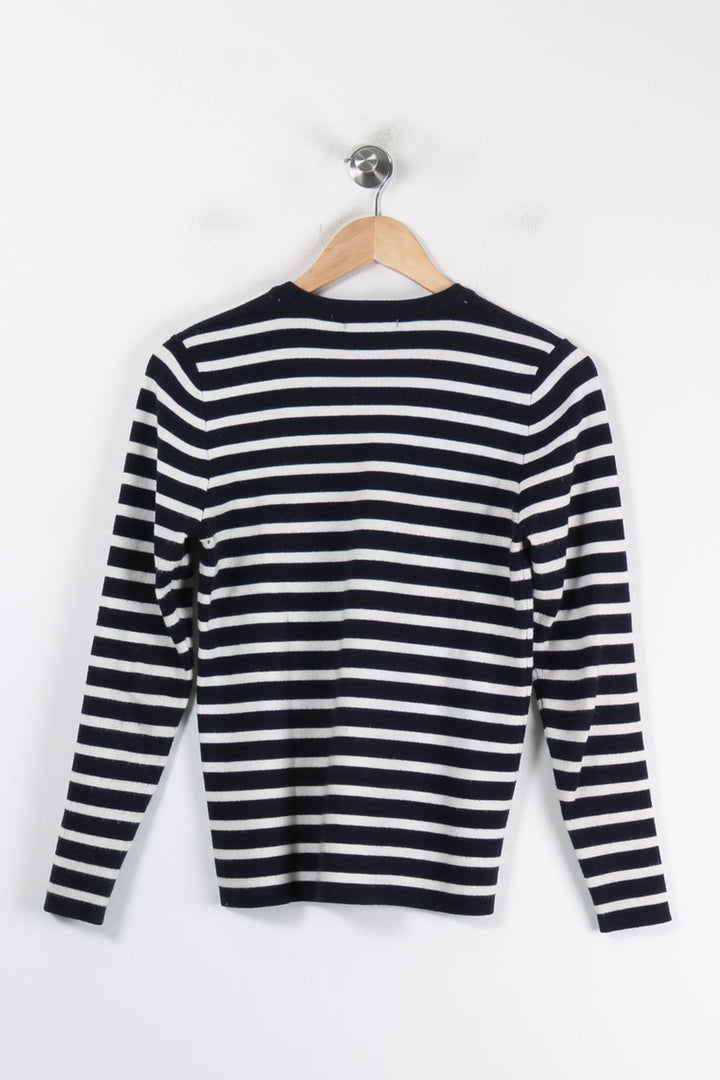 Pull Rayé Noir et Blanc - Taille M/38 de la marque FRNCH | PARAD86180 - Vendu par Paradigme - Image 4