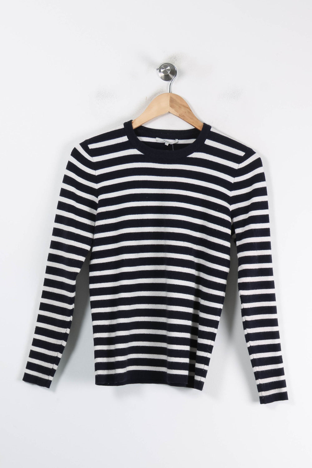 Pull Rayé Noir et Blanc - Taille M/38 de la marque FRNCH | PARAD86180 - Vendu par Paradigme - Image 2
