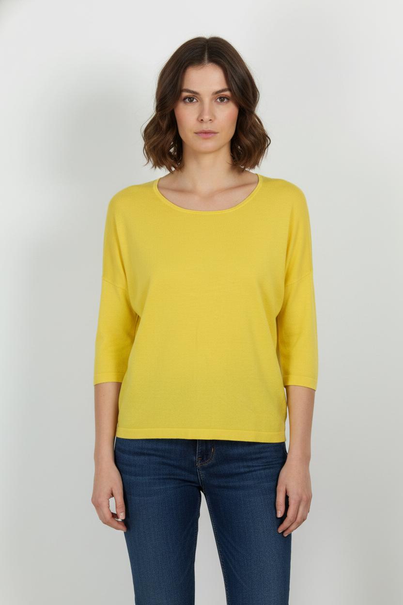 Pull Jaune - Taille S/36 de la marque Weill | PARAD86185 - Vendu par Paradigme - Image 1