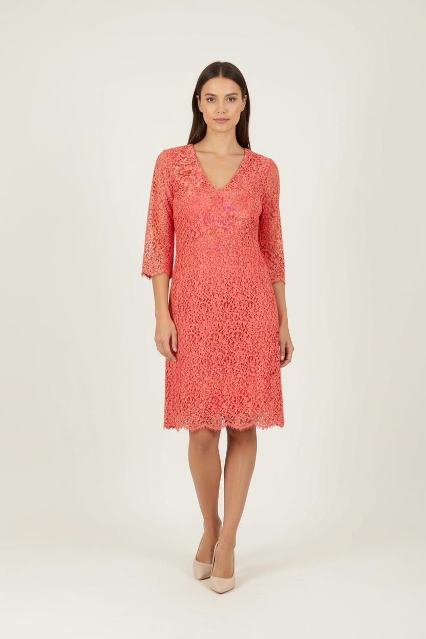 Robe Courte Rouge - Taille M/38 de la marque Tara Jarmon | PARAD86196 - Vendu par Paradigme - Image 1