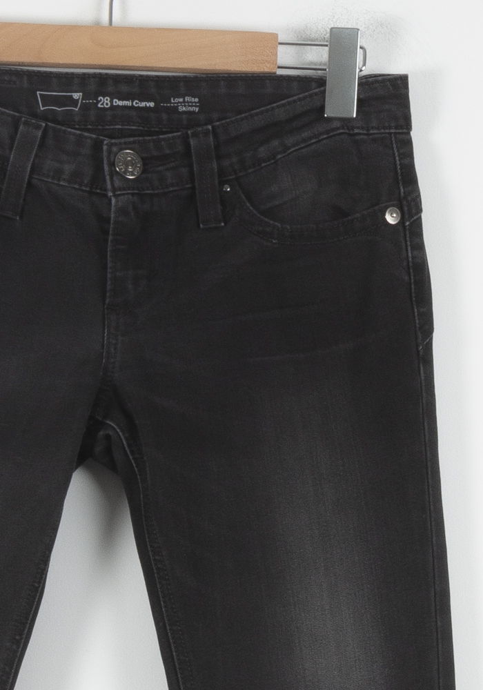 Jean Slim Noir - Taille M/38 de la marque Levi's | PARAD86198 - Vendu par Paradigme - Image 3