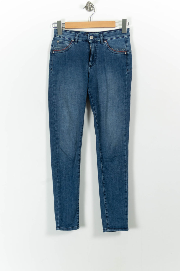 Jean Bleu - Taille XS/34 de la marque IKKS | PARAD86206 - Vendu par Paradigme - Image 2