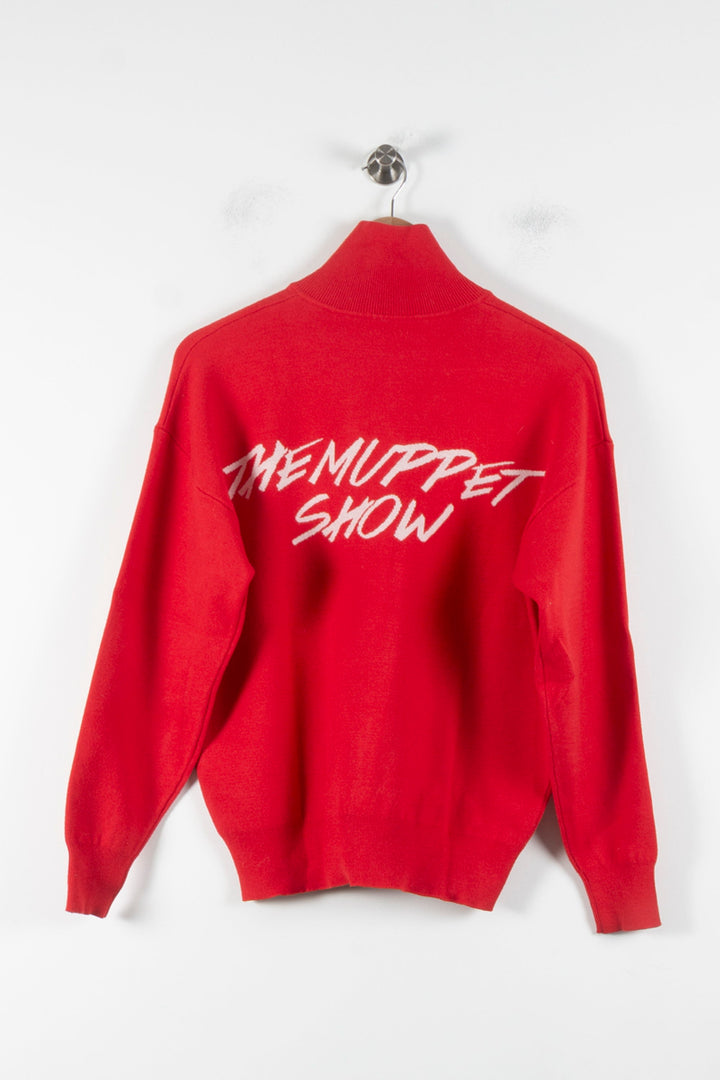 Pull Rouge - Taille S/36 de la marque Sandro | PARAD86214 - Vendu par Paradigme - Image 4