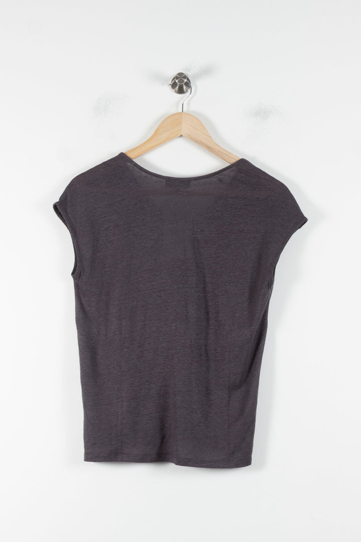 Tee-shirt Gris - Taille S/36 de la marque Caroll | PARAD86219 - Vendu par Paradigme - Image 4