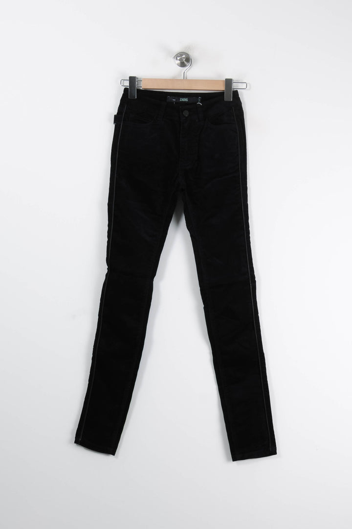Jean Noir - Taille XS/34 de la marque Zadig&Voltaire | PARAD86228 - Vendu par Paradigme - Image 2