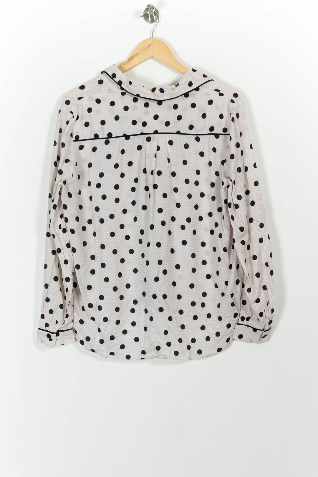 Chemise Blanche à Pois Noirs - Taille XXL/44 de la marque ZAPA | PARAD86245 - Vendu par Paradigme - Image 4