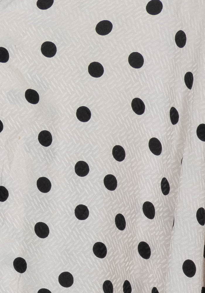 Chemise Blanche à Pois Noirs - Taille XXL/44 de la marque ZAPA | PARAD86245 - Vendu par Paradigme - Image 3