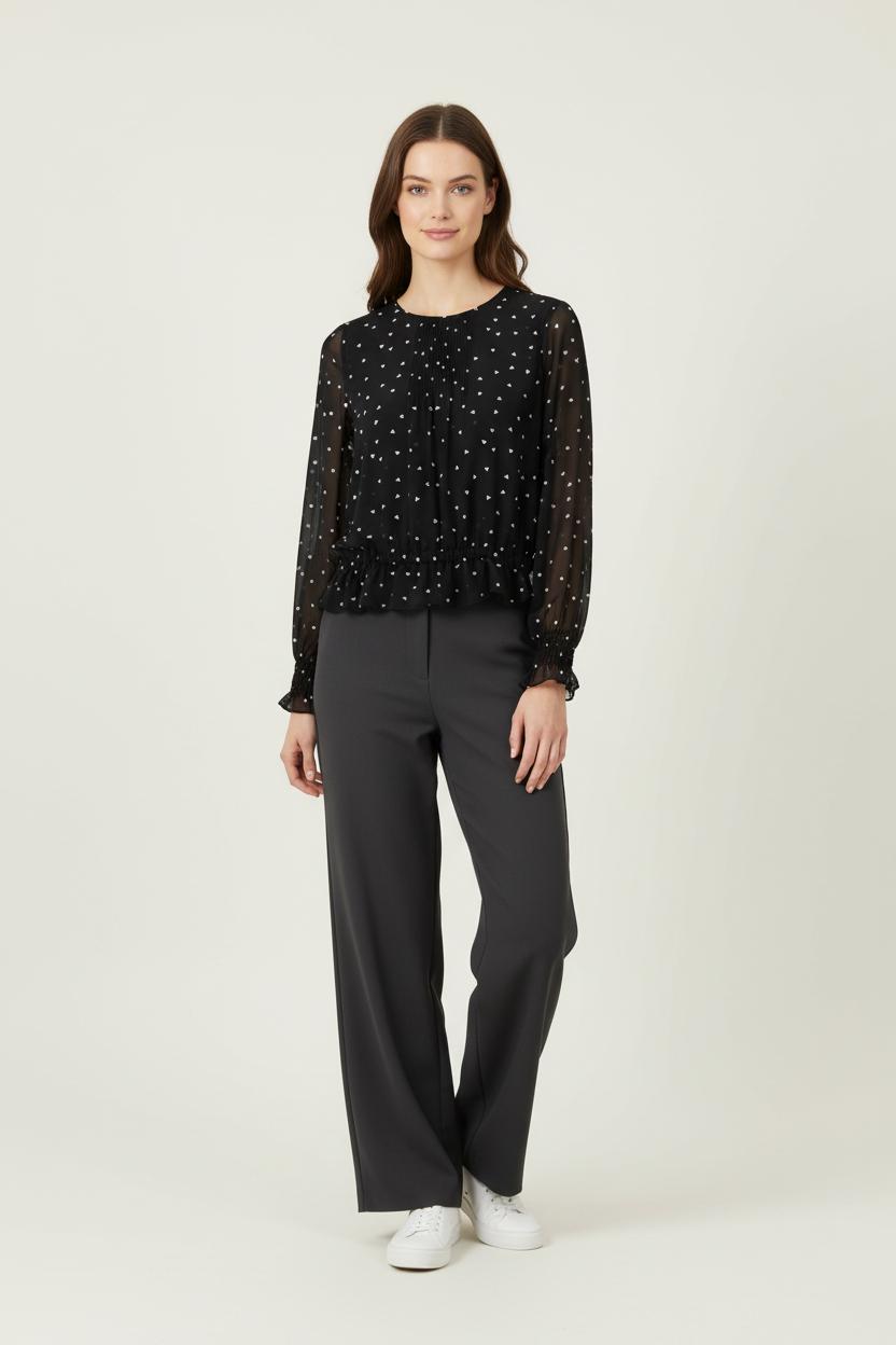 Blouse Noire - Taille L/40 de la marque The Kooples | PARAD86254 - Vendu par Paradigme - Image 1