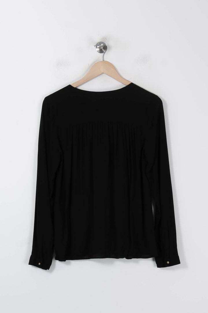 Blouse Noire - Taille S/36 de la marque ba&sh | PARAD86256 - Vendu par Paradigme - Image 4