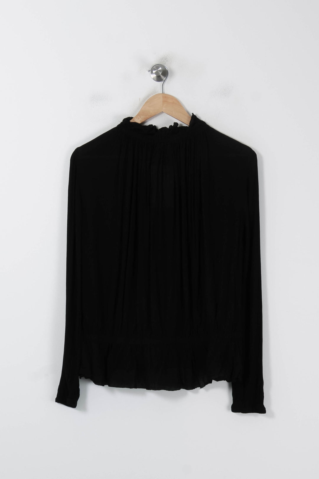 Blouse Noire - Taille S/36 de la marque ba&sh | PARAD86257 - Vendu par Paradigme - Image 4