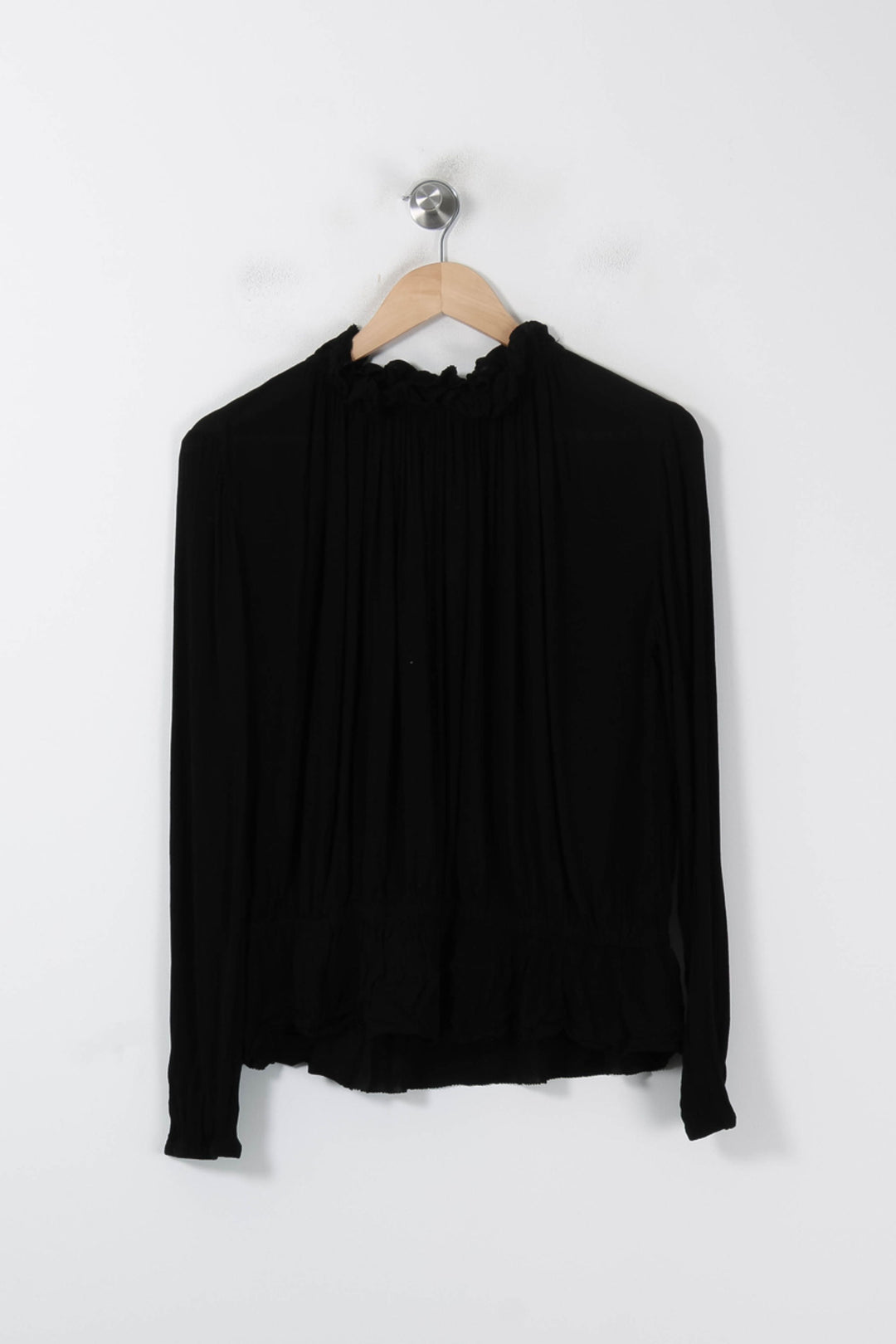 Blouse Noire - Taille S/36 de la marque ba&sh | PARAD86257 - Vendu par Paradigme - Image 2