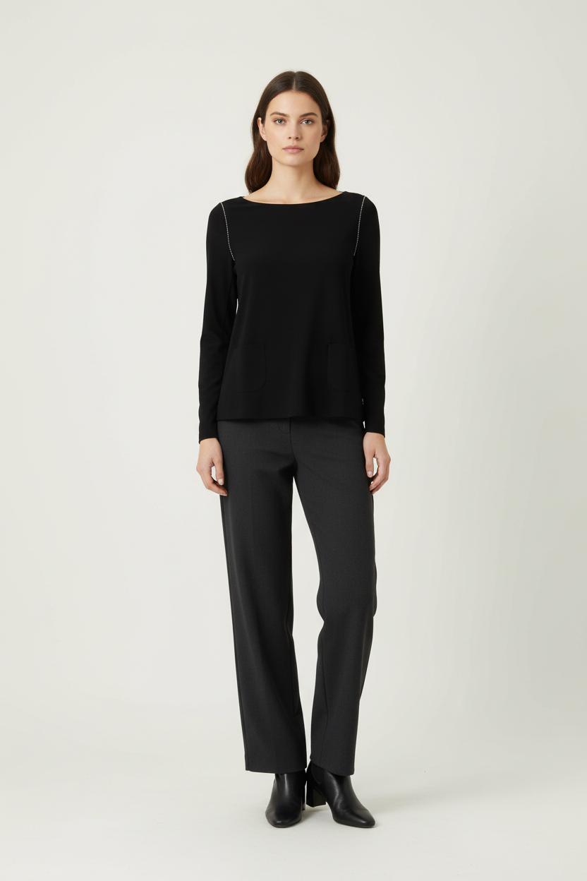 Blouse Noire - Taille M/38 de la marque ba&sh | PARAD86258 - Vendu par Paradigme - Image 1