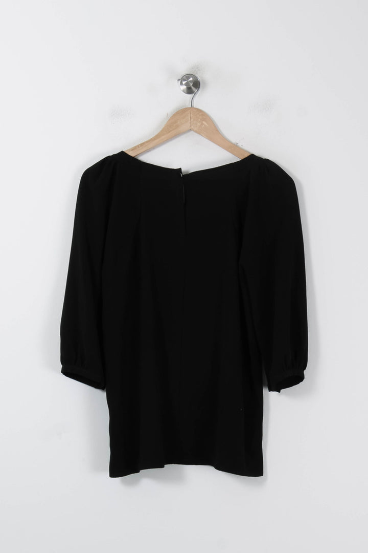 Blouse Noire - Taille S/36 de la marque ba&sh | PARAD86268 - Vendu par Paradigme - Image 4