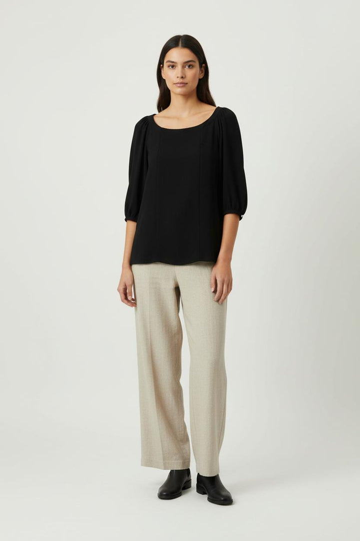 Blouse Noire - Taille S/36 de la marque ba&sh | PARAD86268 - Vendu par Paradigme - Image 1