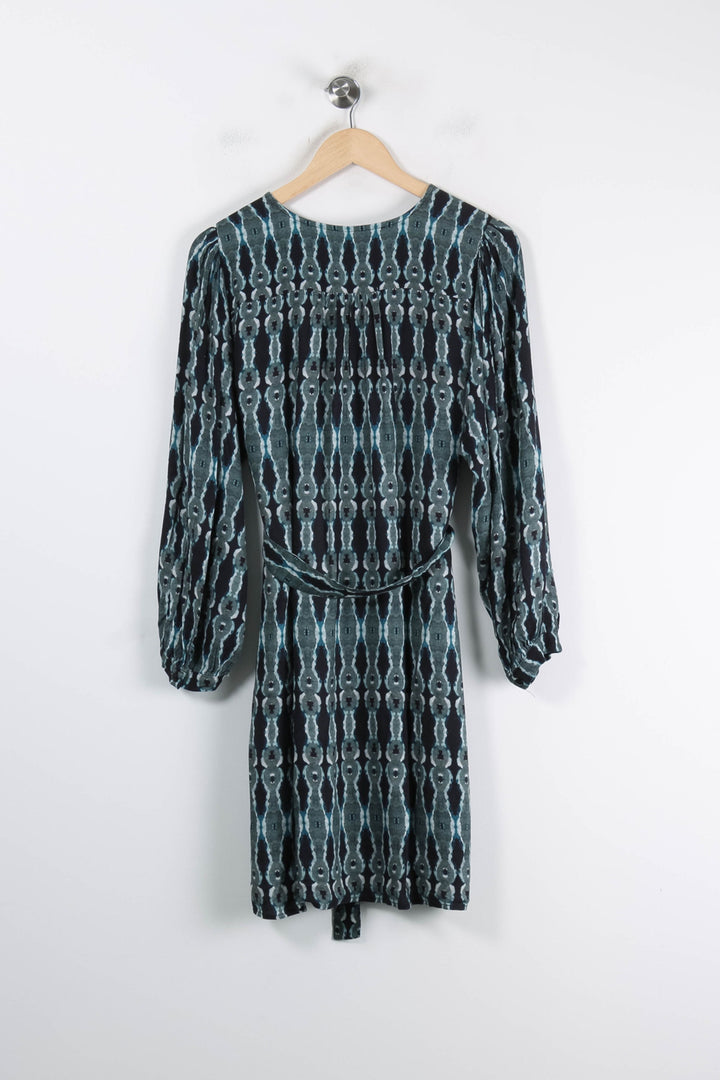 Robe Imprimée Verte et Noire - Taille XL/42 de la marque La Fée Maraboutée | PARAD86275 - Vendu par Paradigme - Image 4