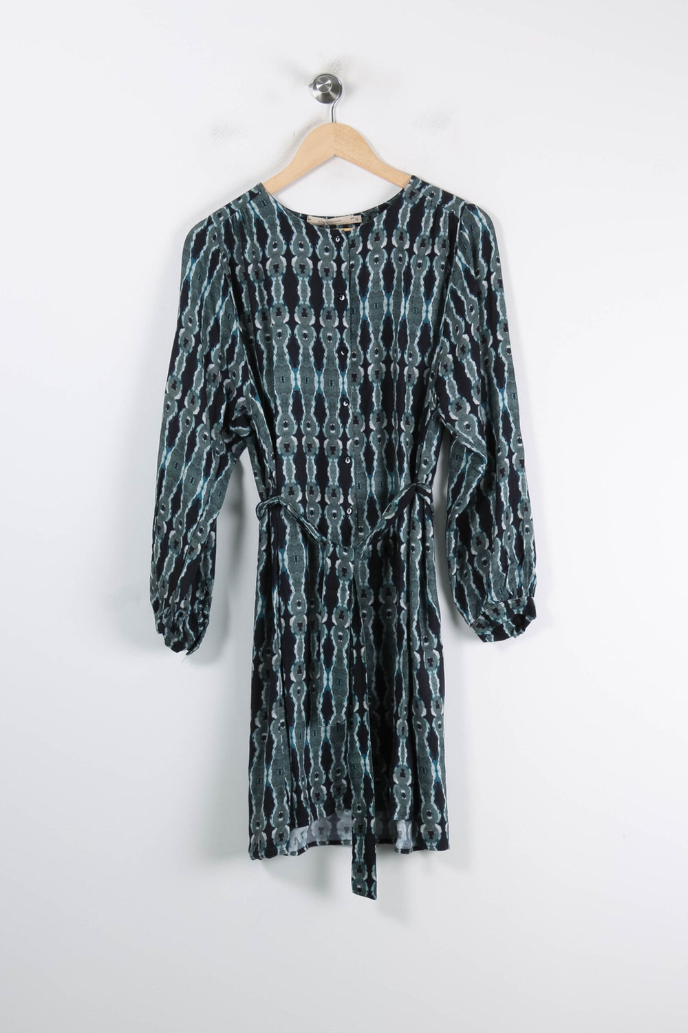 Robe Imprimée Verte et Noire - Taille XL/42 de la marque La Fée Maraboutée | PARAD86275 - Vendu par Paradigme - Image 2