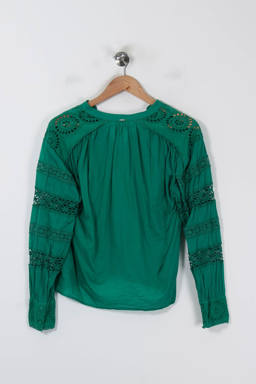 Blouse Verte - Taille XS/34 de la marque ba&sh | PARAD86277 - Vendu par Paradigme - Image 4