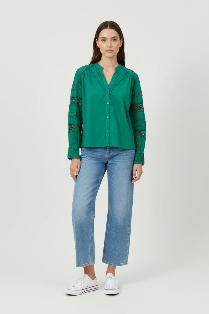 Blouse Verte - Taille XS/34 de la marque ba&sh | PARAD86277 - Vendu par Paradigme - Image 1