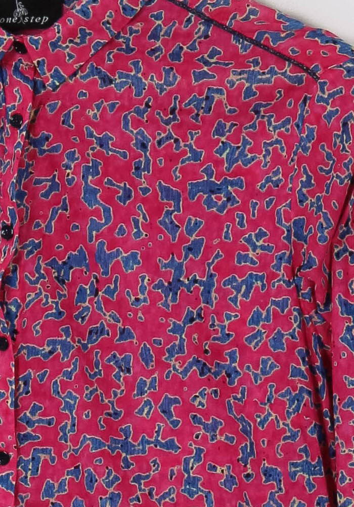 Chemise Rose et Bleue - Taille L/40 de la marque One Step | PARAD86281 - Vendu par Paradigme - Image 3