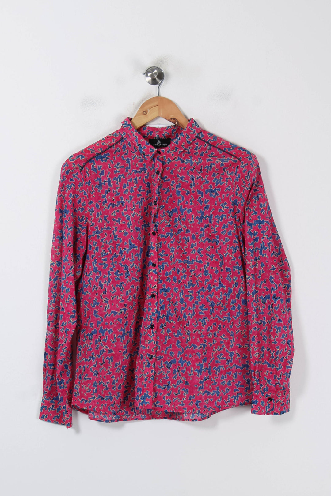 Chemise Rose et Bleue - Taille L/40 de la marque One Step | PARAD86281 - Vendu par Paradigme - Image 2