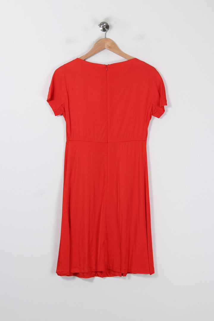 Robe Midi Rouge - Taille M/38 de la marque Tara Jarmon | PARAD86283 - Vendu par Paradigme - Image 4