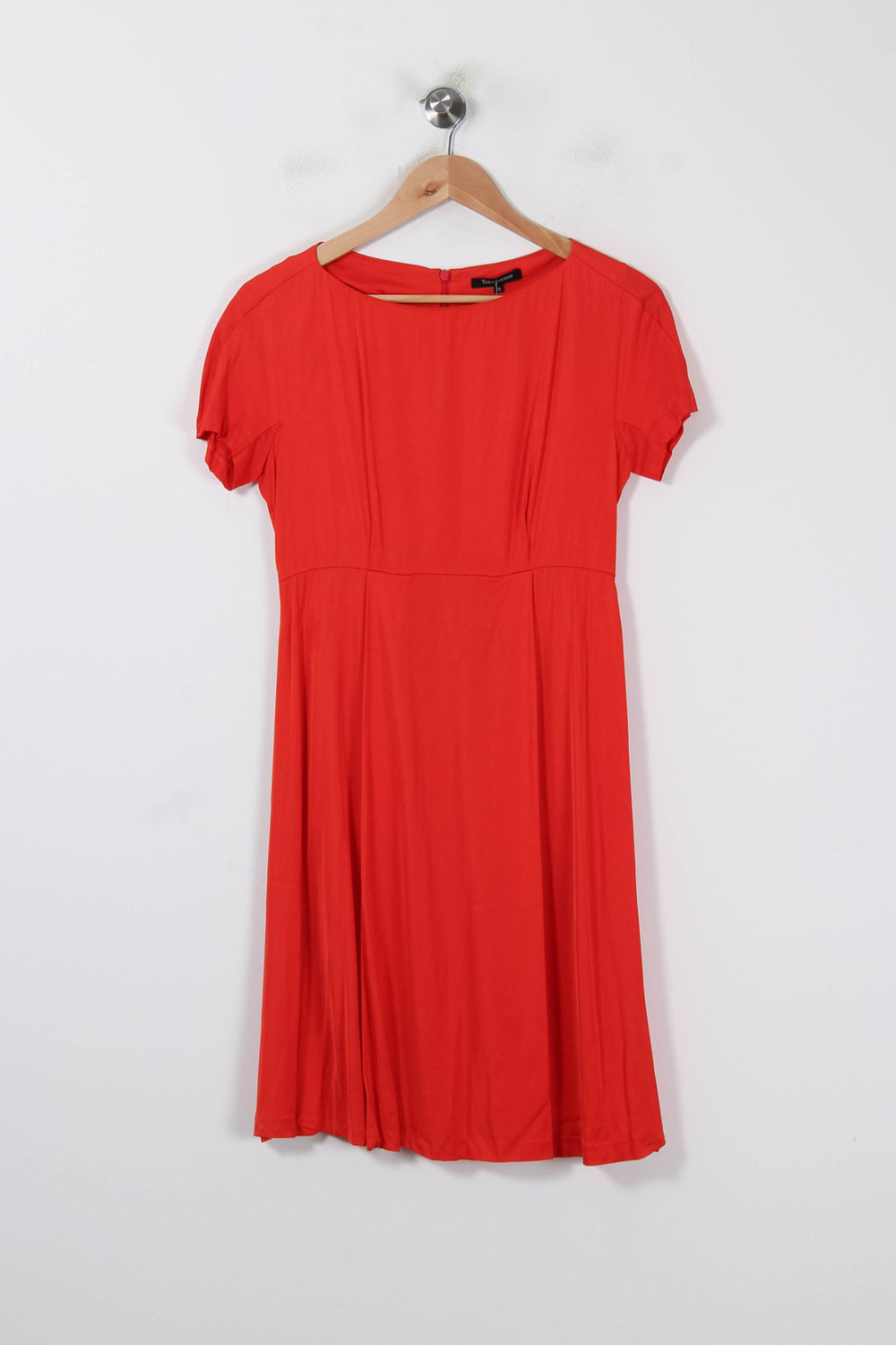Robe Midi Rouge - Taille M/38 de la marque Tara Jarmon | PARAD86283 - Vendu par Paradigme - Image 2