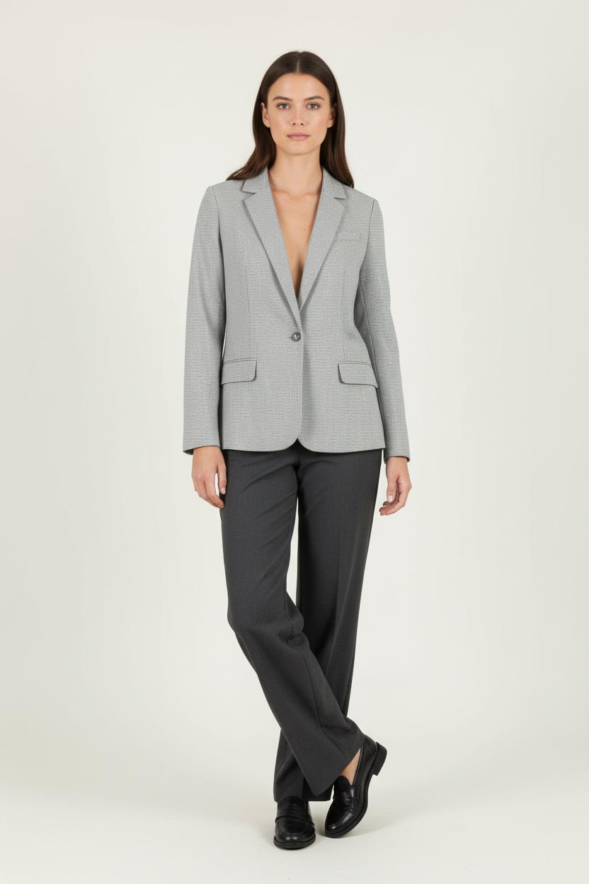 Blazer Gris - Taille S/36 de la marque Caroll | PARAD86304 - Vendu par Paradigme - Image 1