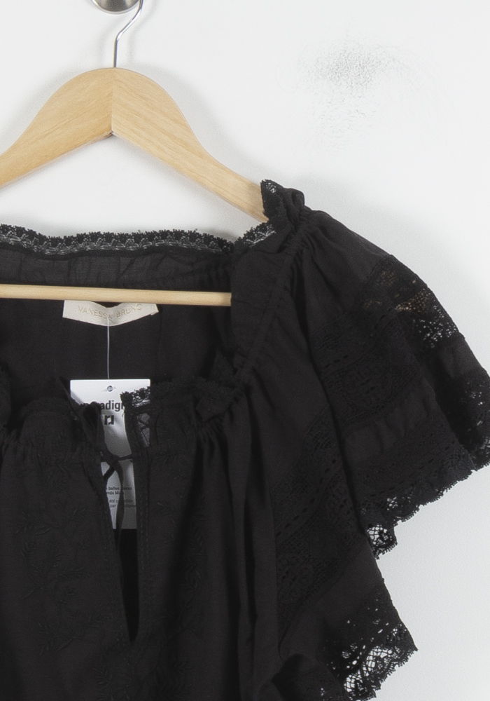 Blouse Noire - Taille L/40 de la marque Vanessa Bruno | PARAD86307 - Vendu par Paradigme - Image 3