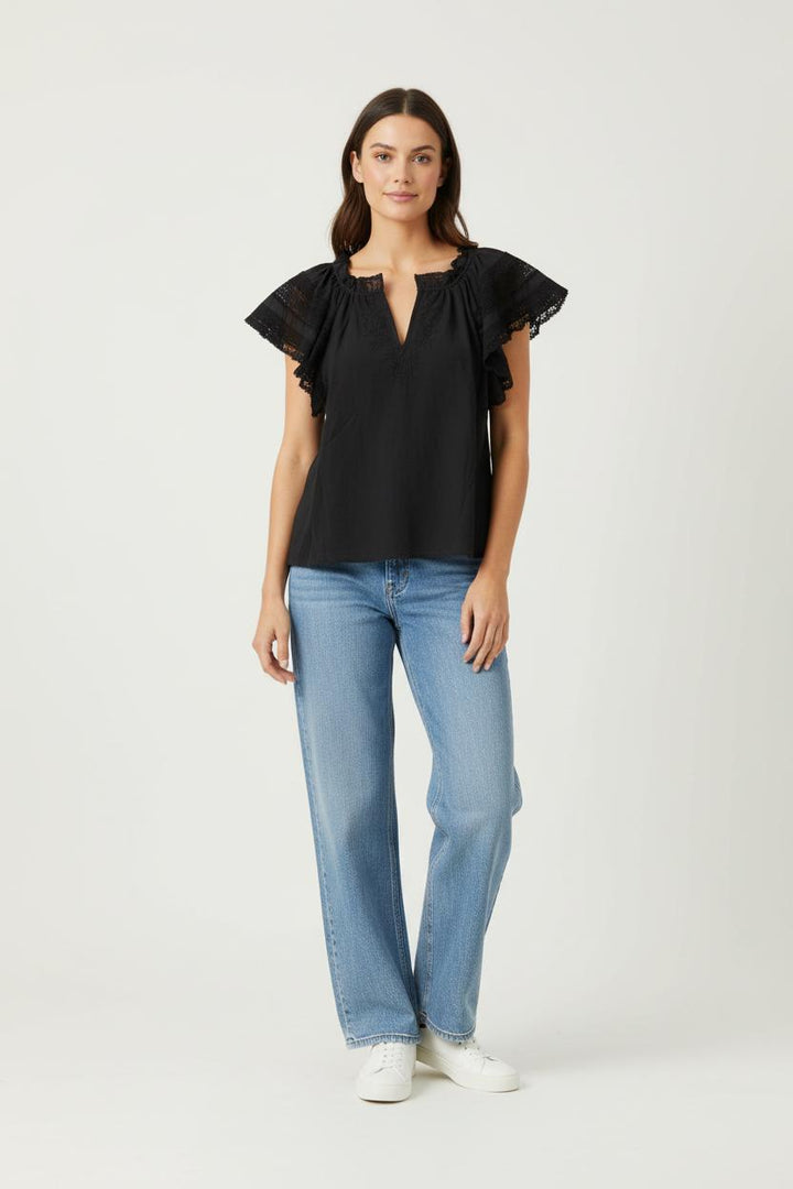 Blouse Noire - Taille L/40 de la marque Vanessa Bruno | PARAD86307 - Vendu par Paradigme - Image 1