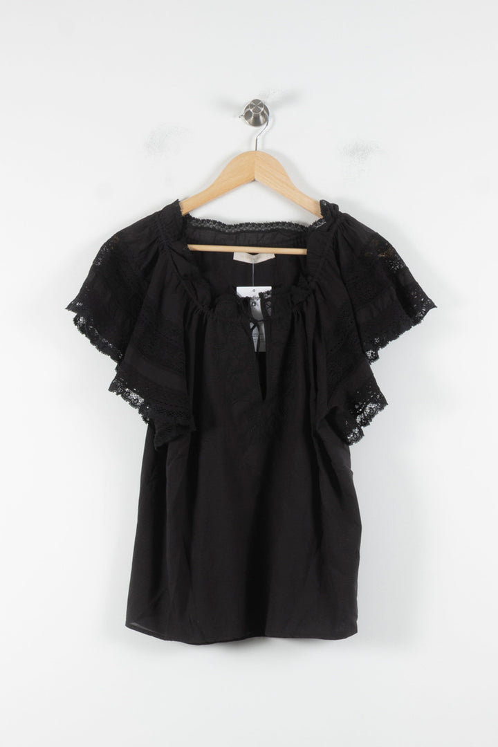 Blouse Noire - Taille L/40 de la marque Vanessa Bruno | PARAD86307 - Vendu par Paradigme - Image 2