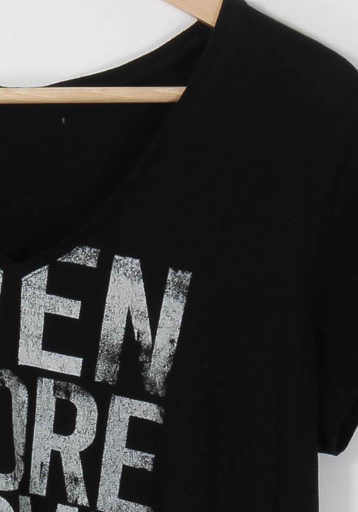 Tee-shirt Noir - Taille S/36 de la marque IKKS | PARAD86310 - Vendu par Paradigme - Image 3
