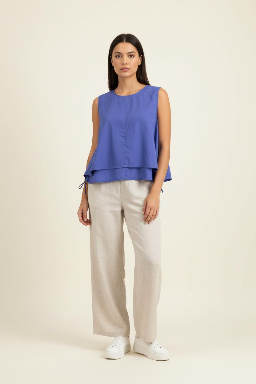 Top Bleu - Taille XL/42 de la marque Vanessa Bruno - Athé | PARAD86314 - Vendu par Paradigme - Image 1