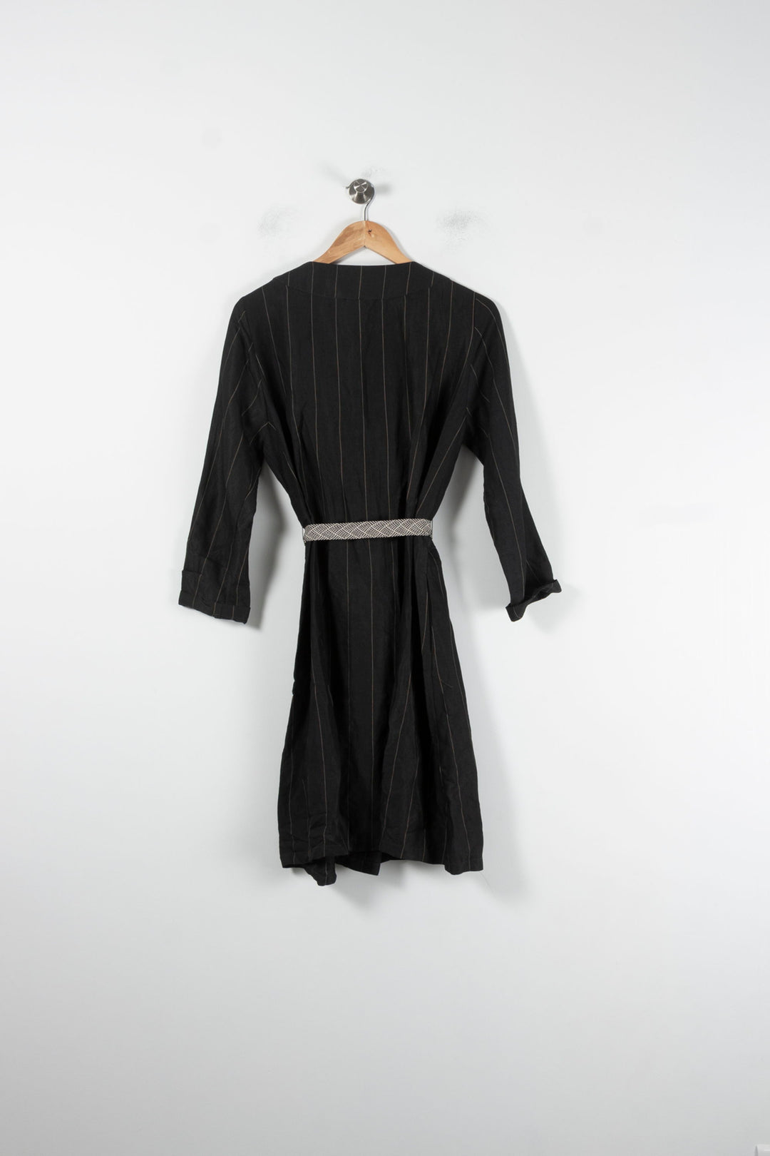 Robe Ceinturée Noire - Taille L/40 de la marque Diega | PARAD86317 - Vendu par Paradigme - Image 4