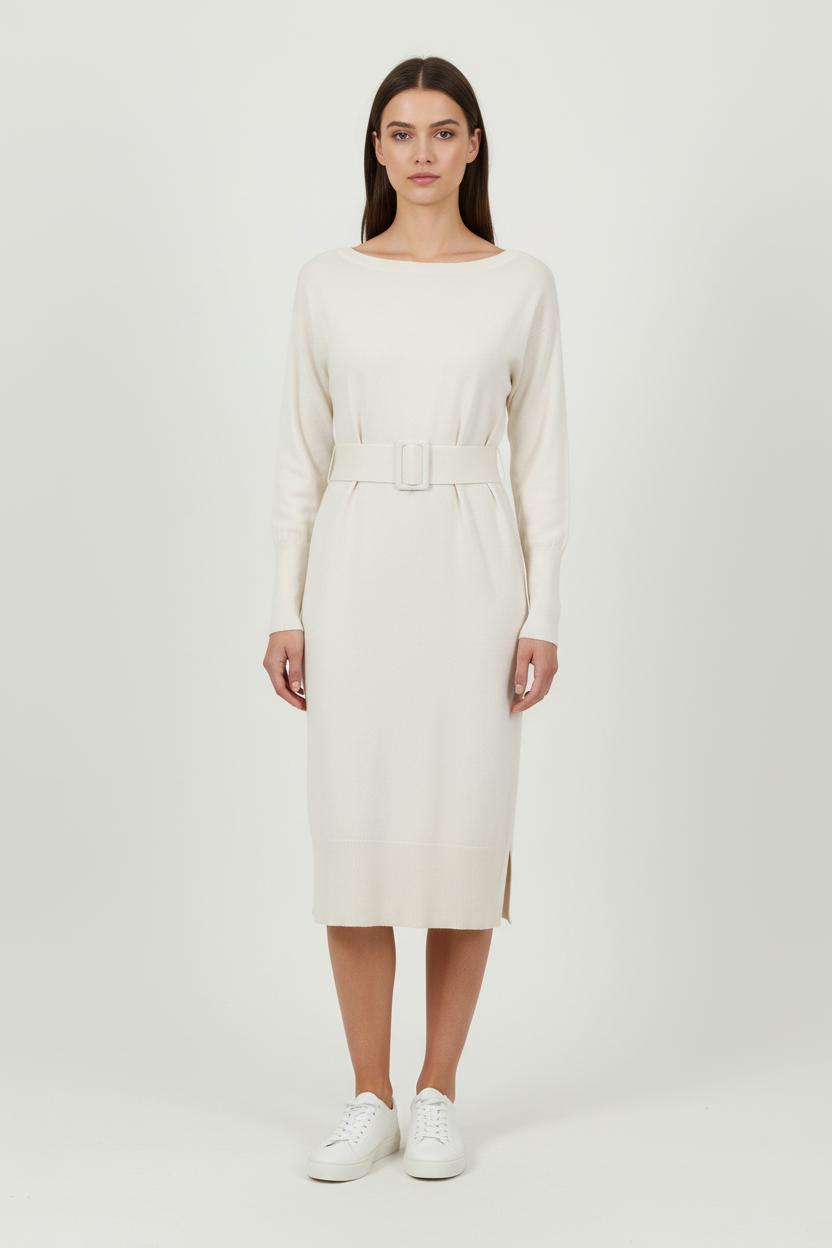 Robe Pull Blanche - Taille XS/34 de la marque Ekyog | PARAD86338 - Vendu par Paradigme - Image 1