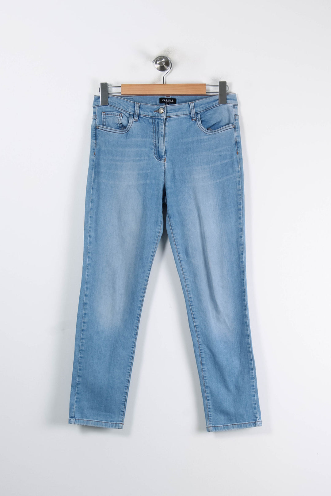 Jean Bleu - Taille M/38 de la marque Caroll | PARAD86345 - Vendu par Paradigme - Image 2