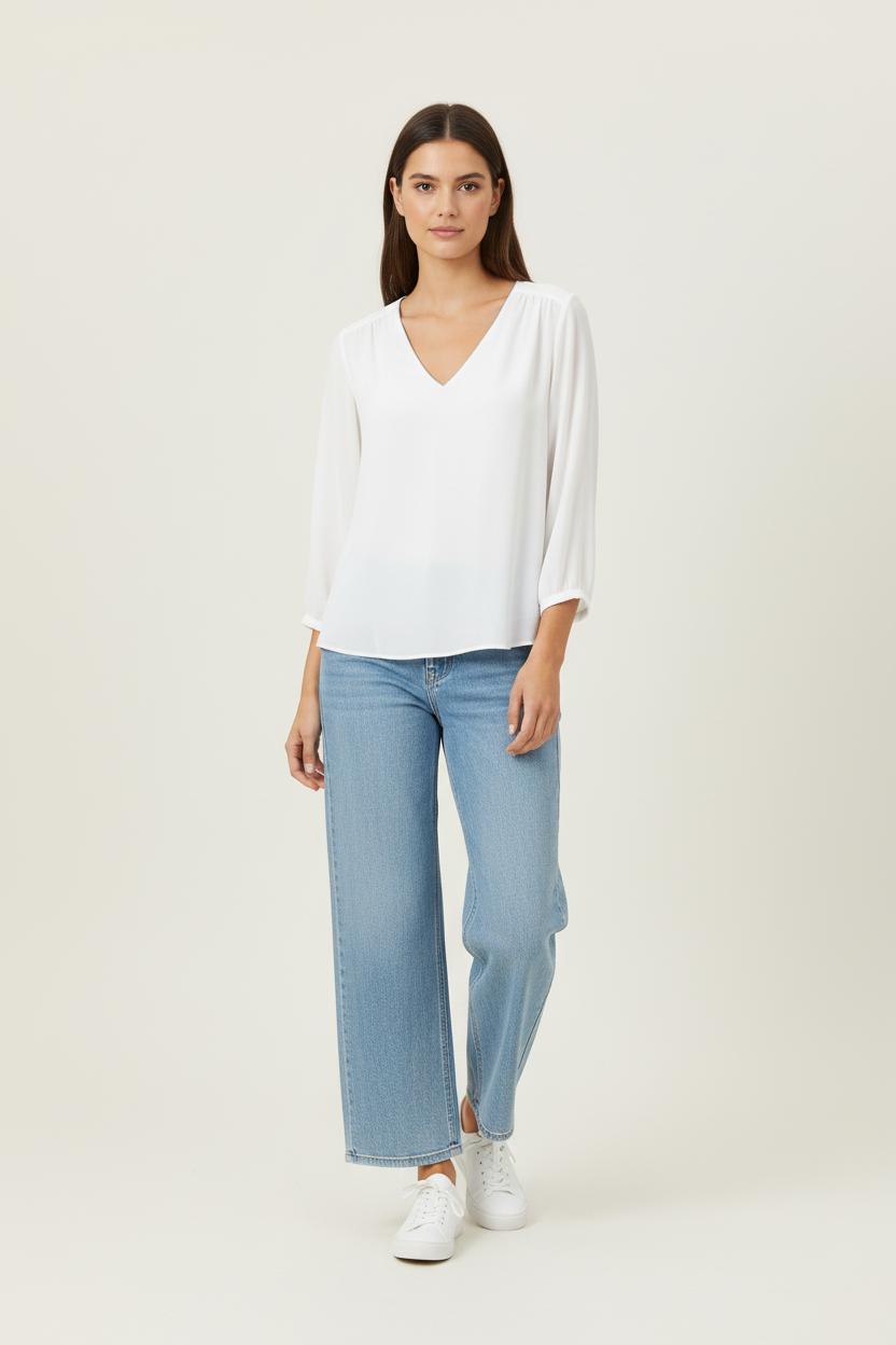 Blouse Blanche - Taille M/38 de la marque IKKS | PARAD86347 - Vendu par Paradigme - Image 1