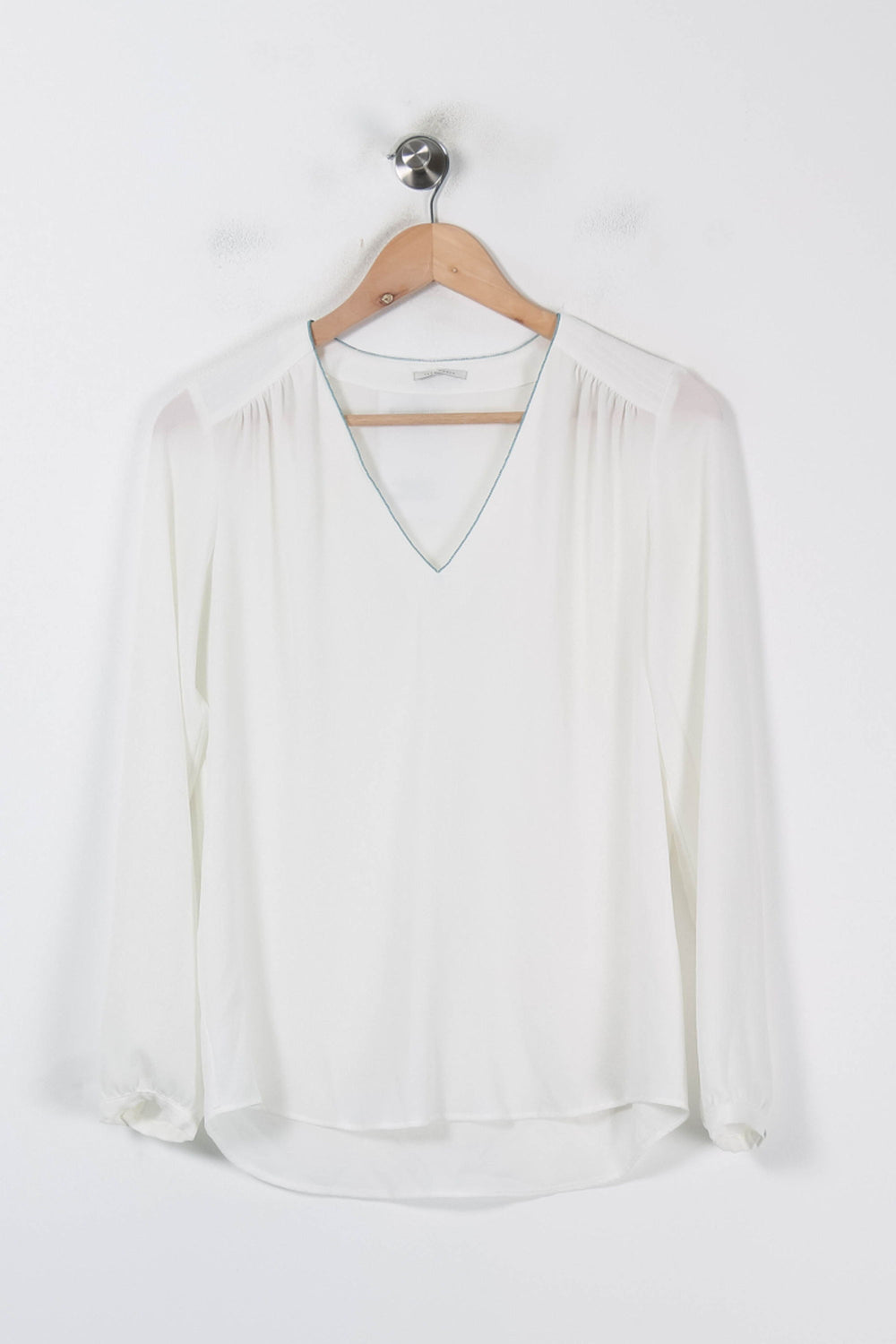 Blouse Blanche - Taille M/38 de la marque IKKS | PARAD86347 - Vendu par Paradigme - Image 2